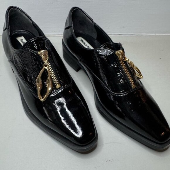 Reike Nen Oval Loafers – Black Patent Leather – Size 37 / US 7 - Picture 1 of 16